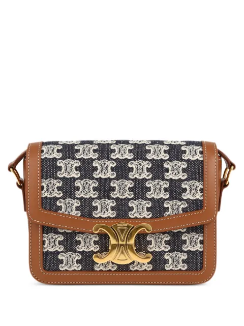 Celine Pre-Owned 2020 Teen Triomphe shoulder bag Blue 409793