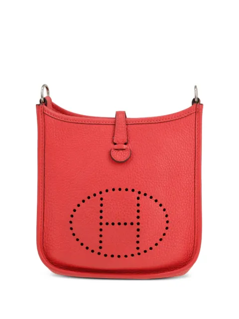 Hermès Pre-Owned 2015 mini Evelyne shoulder bag Red 409317