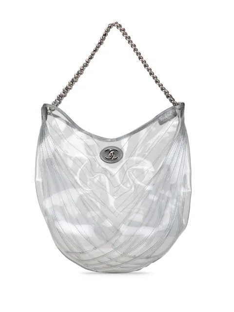 CHANEL Pre-Owned 2018 PVC Droplet White DZO0Z1CV8WSWIWUO