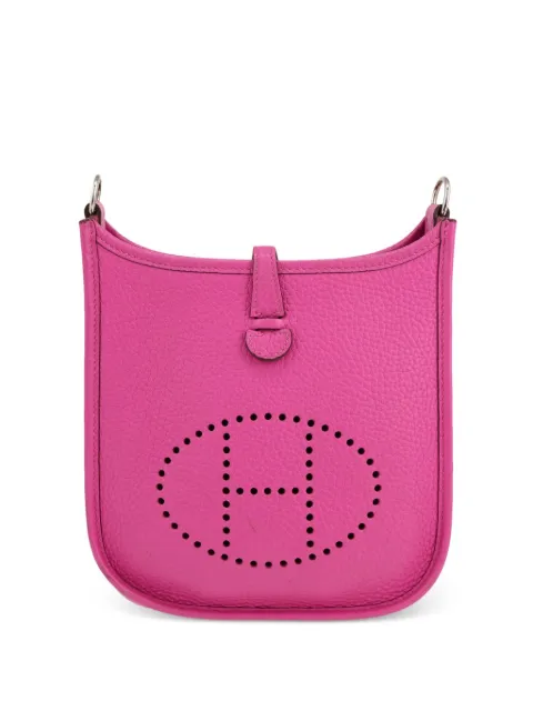 Hermès Pre-Owned 2018 mini Evelyne shoulder bag Pink 409924