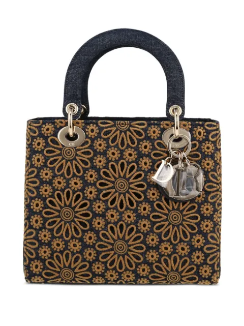 Christian Dior Pre-Owned Lady Dior handbag Blue 409876