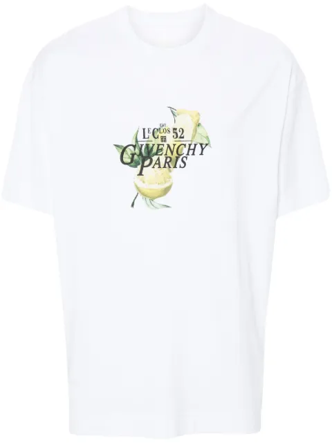 Givenchy logo-print T-shirt White BM71JA3YN6
