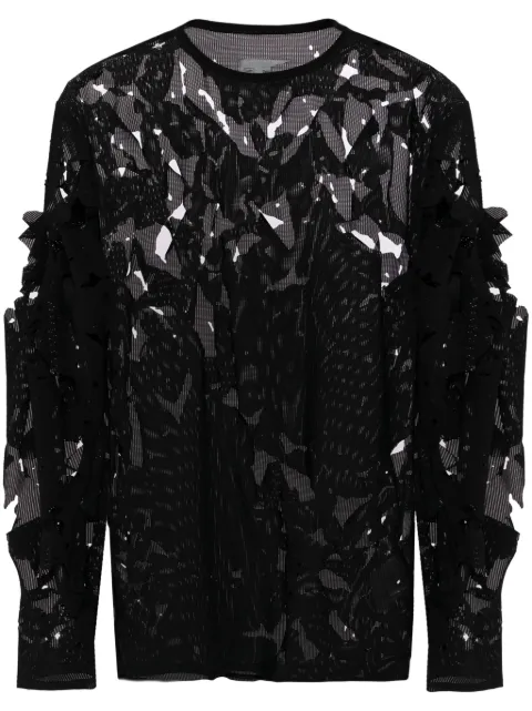 Post Archive Faction 6.0 distressed mesh top Black 60TLSLB