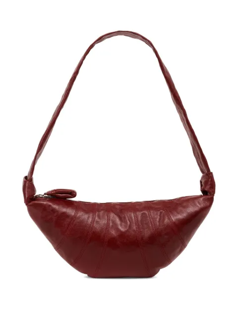 LEMAIRE medium Croissant cotton bag Red BG0001LF1329