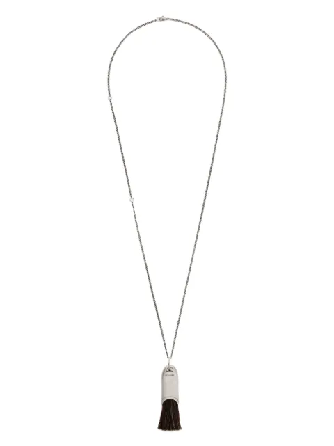 LEMAIRE personal brush necklace Silver JW0081LO036