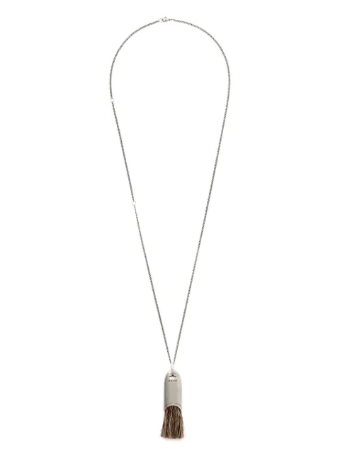 LEMAIRE personal brush necklace Silver JW0081LO036