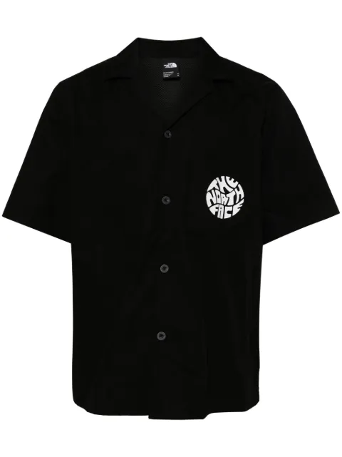 The North Face logo-print short-sleeved shirt Black NF0A879A