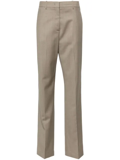 Golden Goose virgin wool straight trousers Brown GWP01894P001609