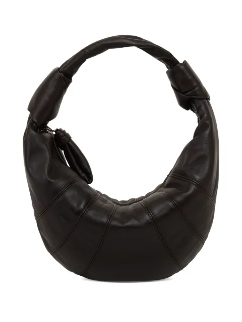 LEMAIRE mini Fortune Croissant bag in leather Brown BG0125LL095