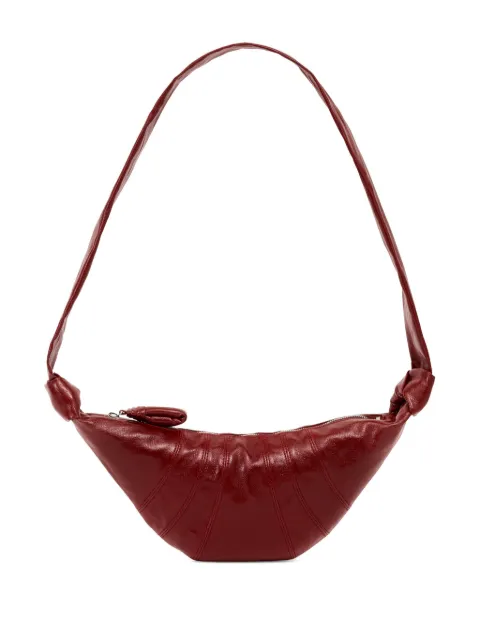 LEMAIRE small Croissant bag in coated cotton Red BG0003LF1329
