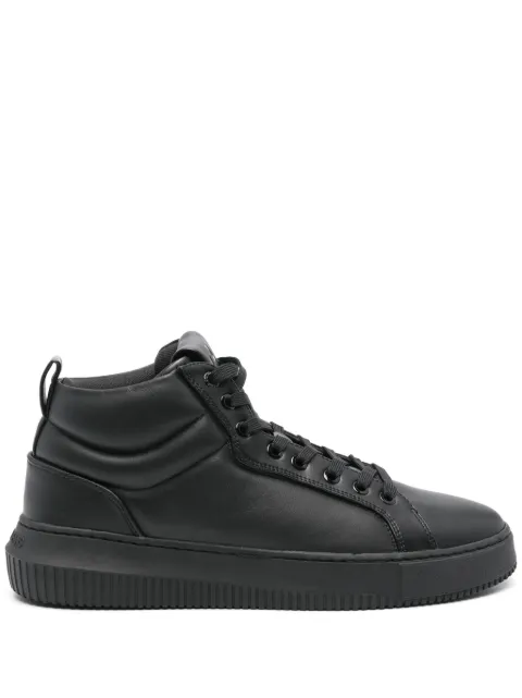 Calvin Klein Jeans leather sneakers Black YM0YM01120