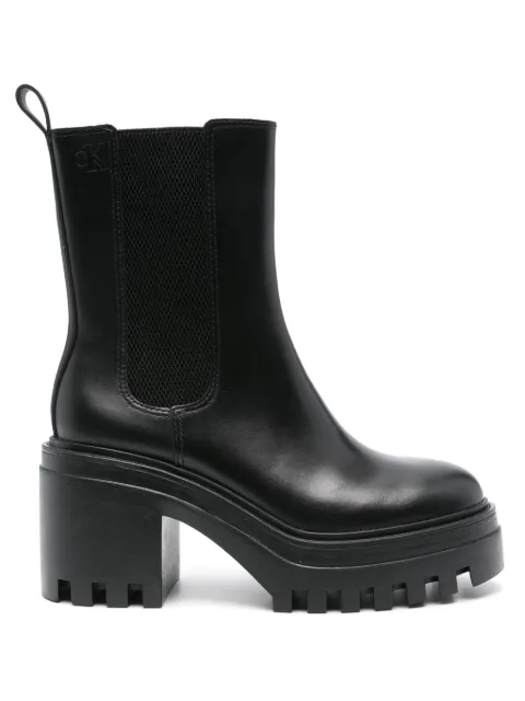 Calvin Klein Jeans 50mm leather boots Black YW0YW01547