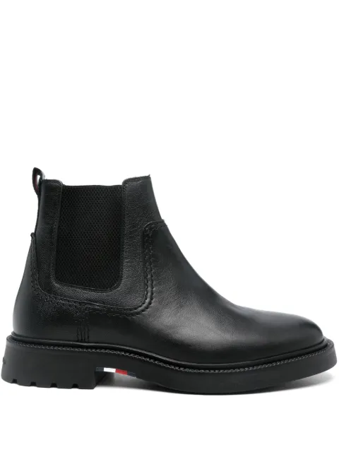 Tommy Hilfiger leather boots Black FM0FM05184