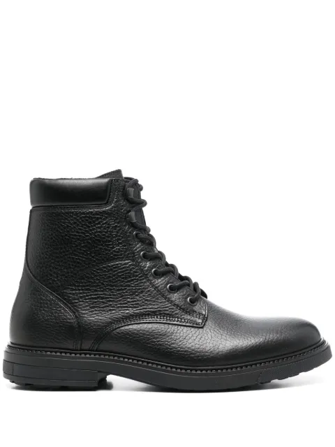 Tommy Hilfiger pebbled-leather boots Black FM0FM05192
