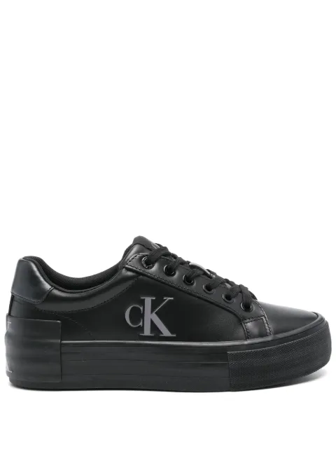 Calvin Klein Jeans leather sneakers Black YW0YW01613