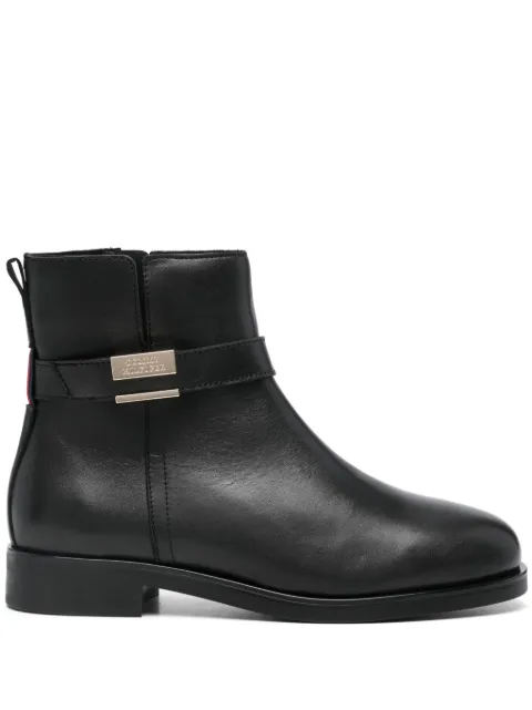 Tommy Hilfiger leather boots Black FW0FW07956
