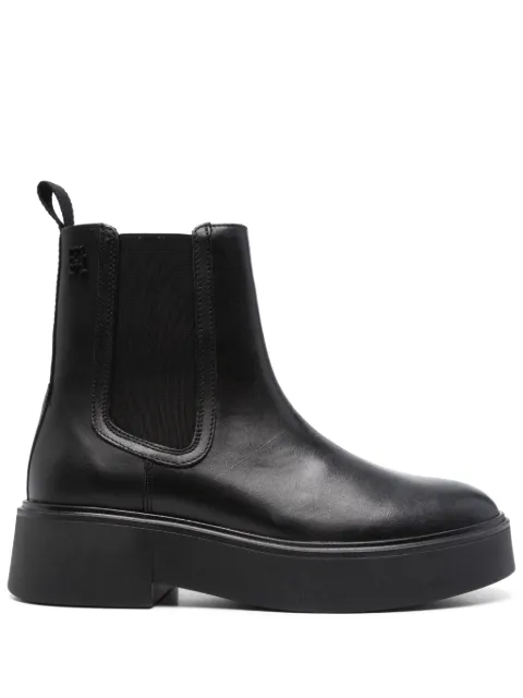 Tommy Hilfiger leather boots Black FW0FW08095