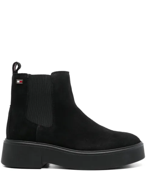 Tommy Hilfiger suede Chelsea boots Black FW0FW08303
