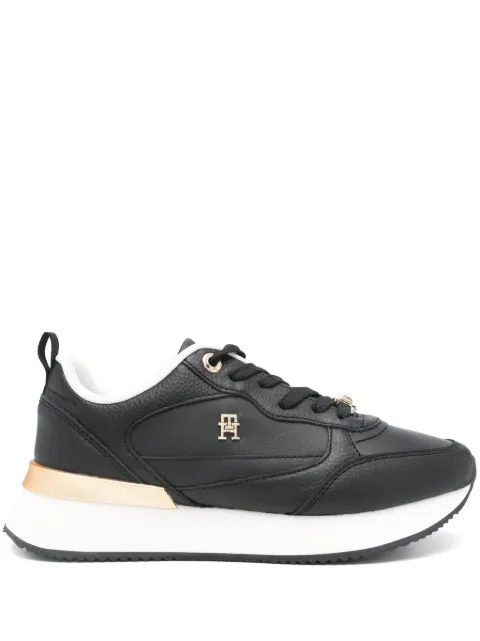 Tommy Hilfiger logo-appliqué sneakers Black FW0FW08117