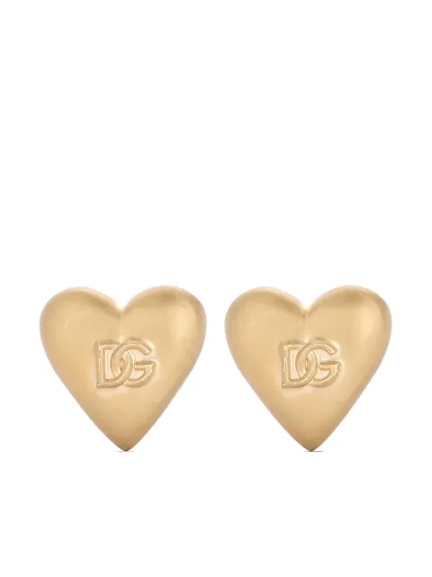 Dolce & Gabbana heart clip-on earrings Gold WEQ8S2W1111