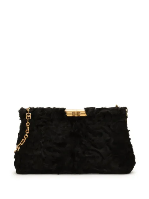 Dolce & Gabbana brushed clutch bag Black BB7672A5759