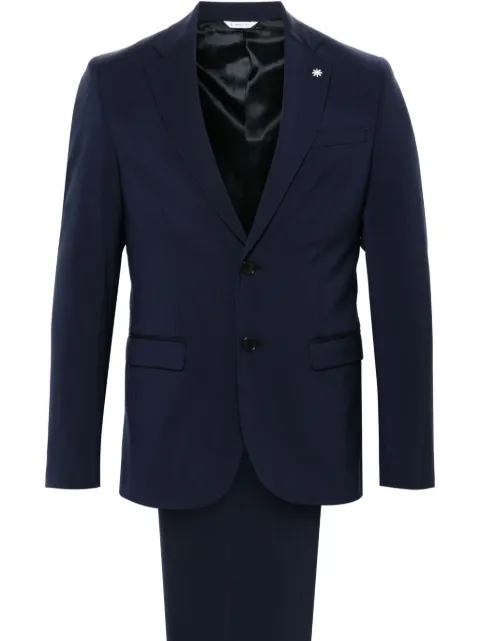 Manuel Ritz single-breasted suit Blue 3632A3318243059