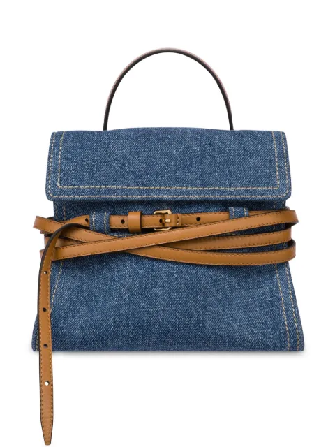 Moschino Moschino Tie Me bag in denim Blue MC4170PP0NOS5