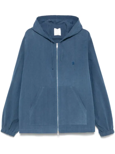 Givenchy 4G-motif cotton hoodie Blue BM017T1YGH