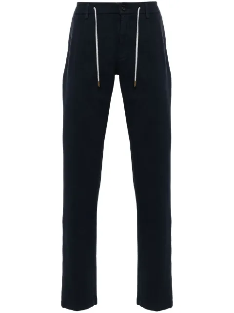 Eleventy pleated tapered trousers Blue X75PANB21PAN28031