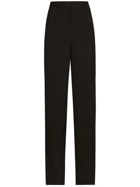 Dolce & Gabbana tailored gabardine trousers Black FTC8ZTFU21E