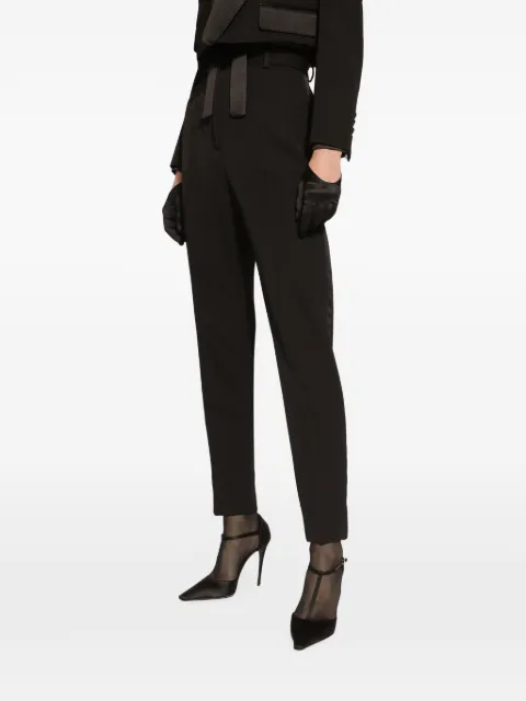 Dolce & Gabbana tailored gabardine trousers Black FTAM0TFU21E