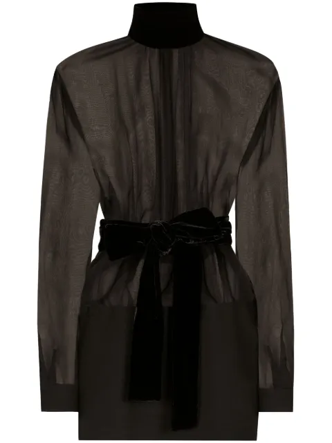 Dolce & Gabbana crepe dress Black F6JNDTGDCO9