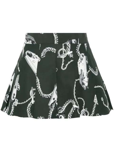 Burberry Knight Hardware Taffeta Shorts Green 8087917