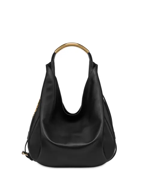 Moschino medium Handle Me leather shoulder bag Black A75948002