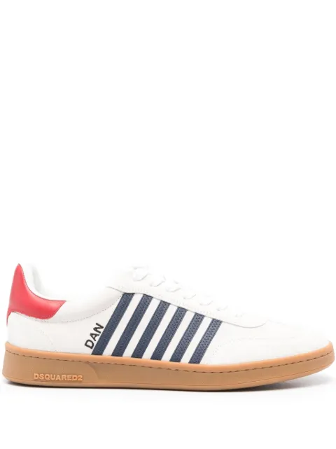 DSQUARED2 Boxer suede sneakers Neutrals SNM036414170001