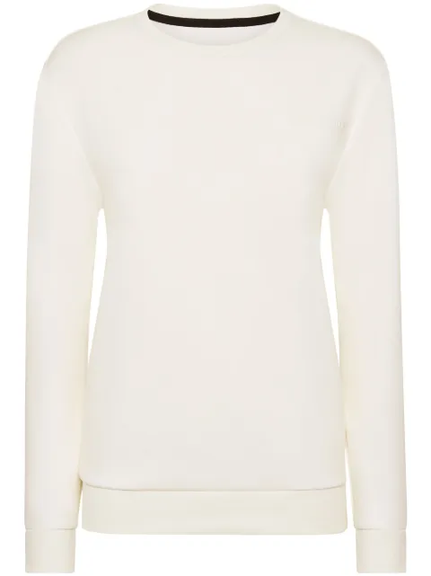 Plein Sport logo-embroidered sweatshirt White AADCWJO1015STE003N