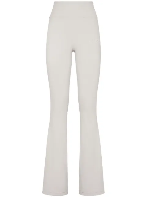 Plein Sport logo bootcut leggings Grey AADCWJT2008STE003N