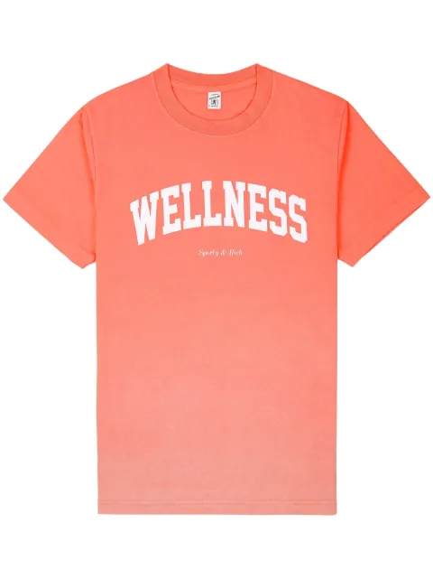 Sporty & Rich Wellness Ivy T-Shirt - Dip Dye Pink TO042S413WP