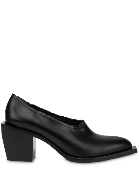 Moschino 60mm leather pumps Black MA10527M0LMD5