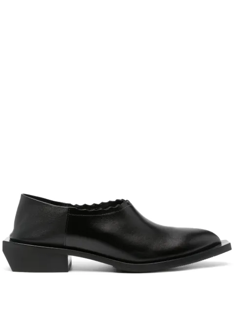 Moschino 40mm Cuban heel loafers Black MA10514M0LMD5