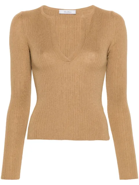 Max Mara Urlo ribbed sweater Neutrals 2421366111600