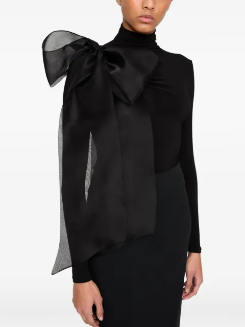 Atu Body Couture bow-detail blouse Black AT22182