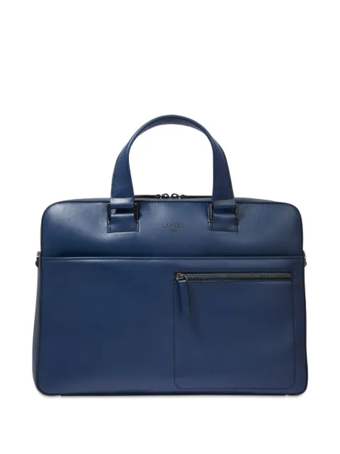 Lancel Max de Lancel leather briefcase Blue A1298280TU