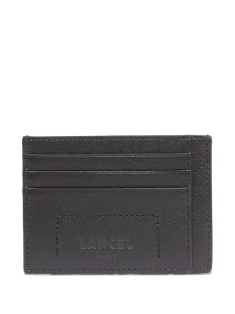 Lancel 6CC/ID leather card holder Black A1298510TU