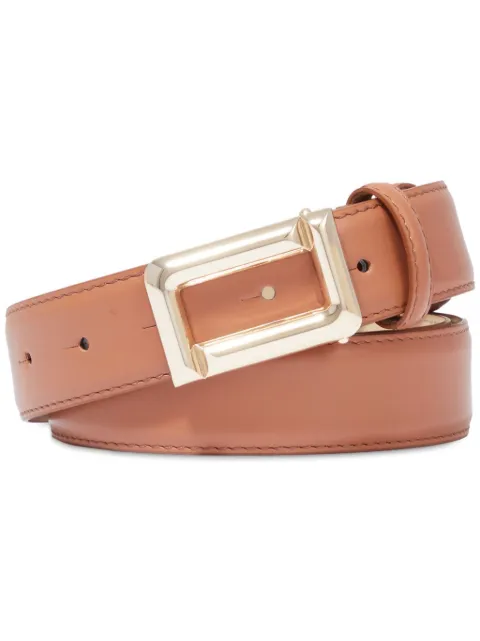Lancel Angele leather belt Neutrals A1325620TU