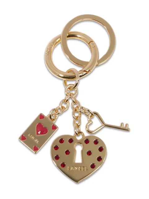 Lancel Crush crystal-embellished keyring Gold A13087V8TU