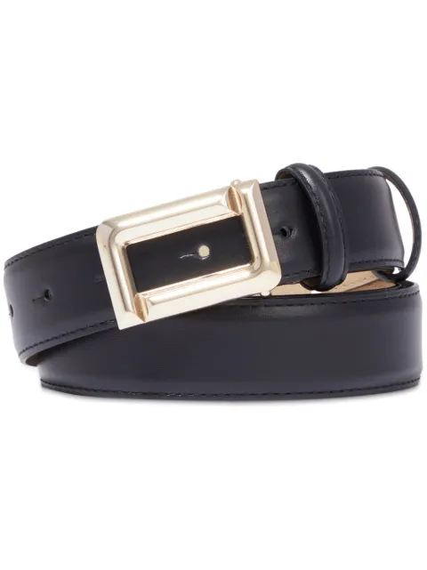 Lancel Angele leather belt Black A1325610TU