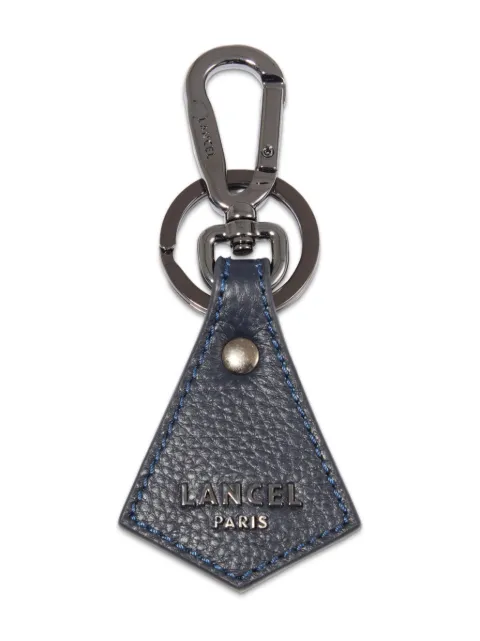 Lancel pyramid leather keyring Blue A1309680TU