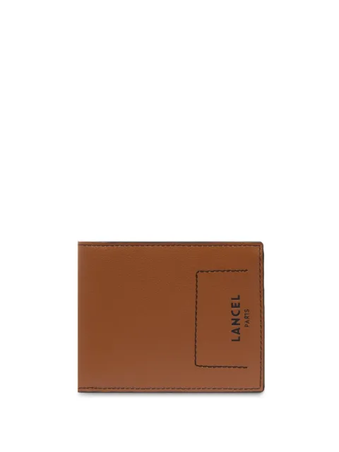 Lancel 8cc bi-fold leather wallet Brown A1298968TU
