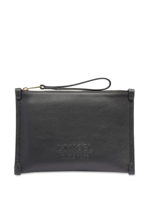 Lancel Jour de Lancel leather clutch bag Black A1317410TU